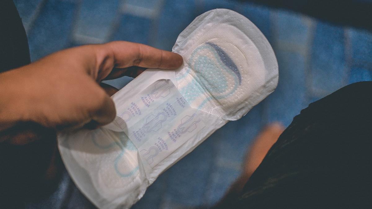 Menstruación. Una compresa