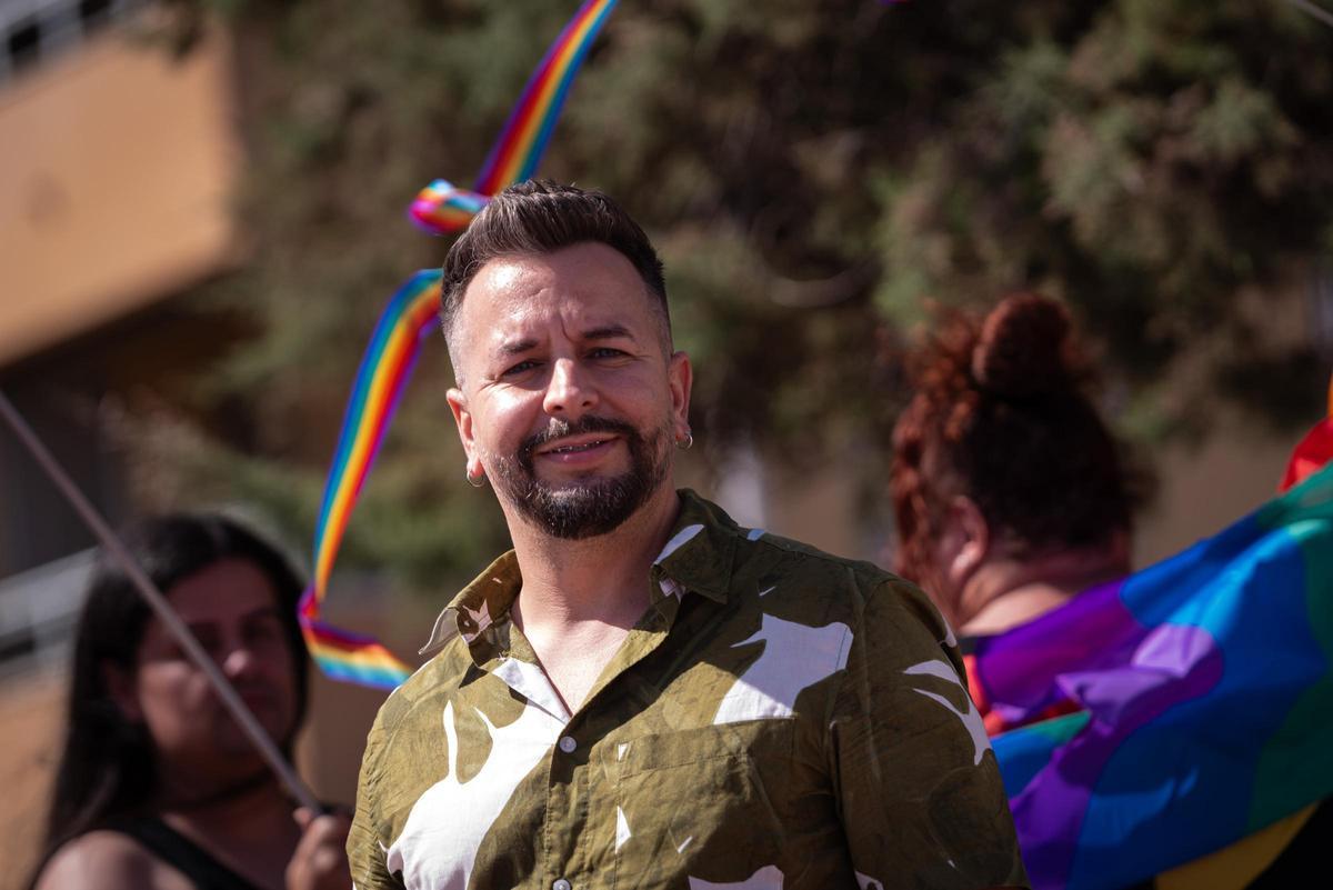 Dailos Luiz Pérez, presidente de la asociación Canarypride.