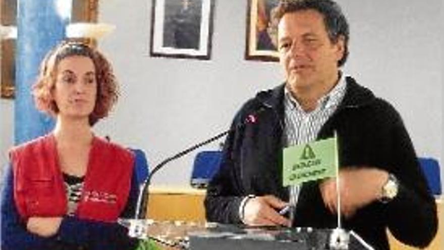 Josep Guix (PSC) presenta la campanya.