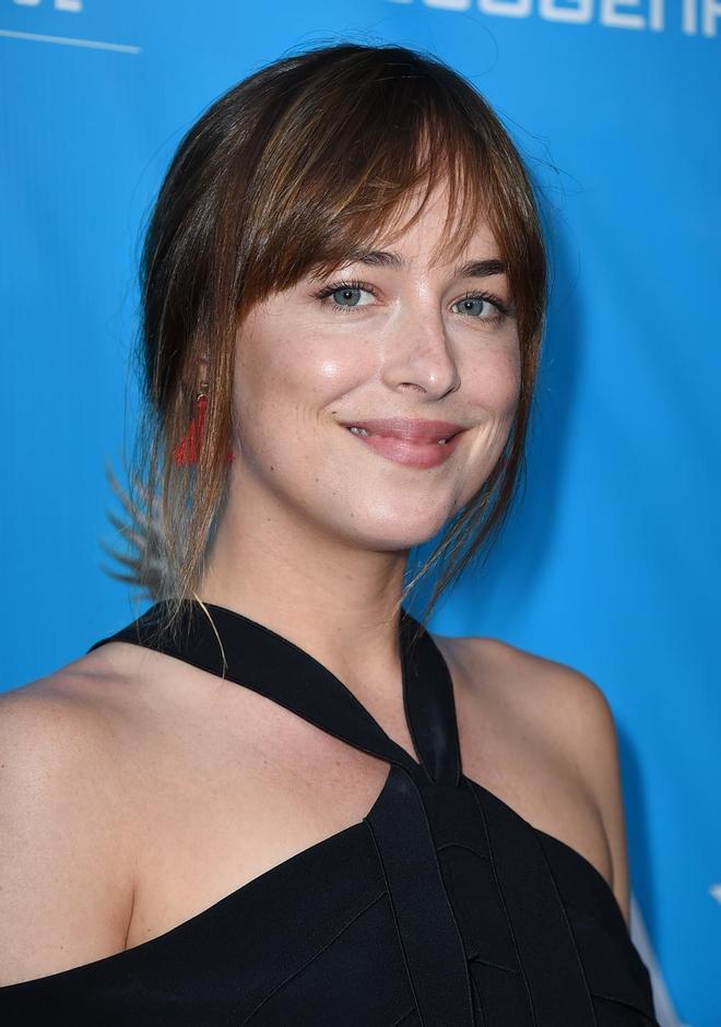 Dakota Johnson, con flequillo