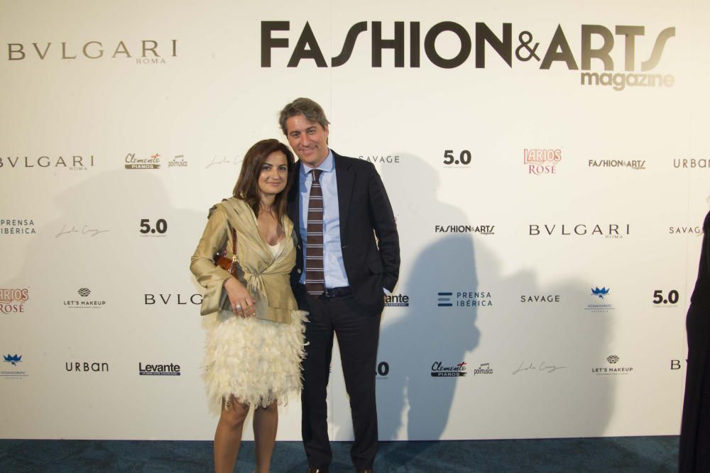 Gala de presentación de la revista Fashion & Arts Magazine en València.