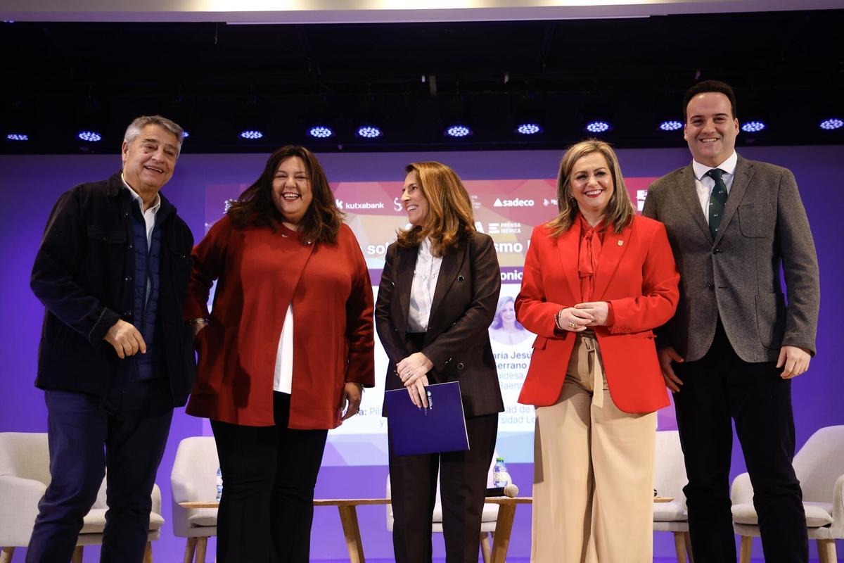 Matías González, María Dolores Amo, Pilar Castro, María Jesús Serrano y Juan Ramón Valdivia.