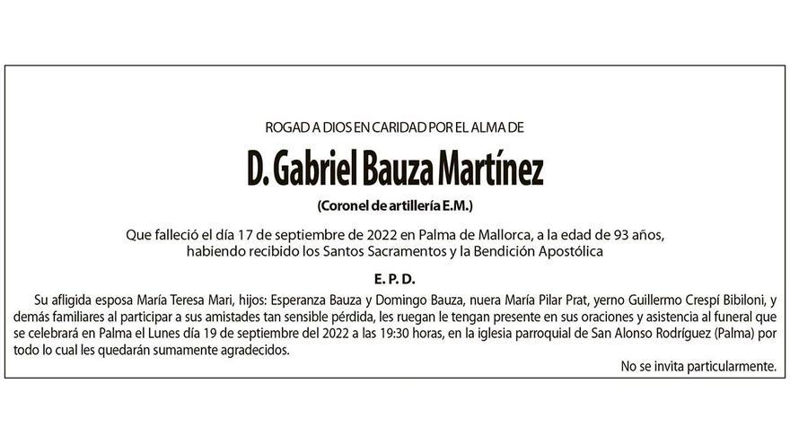 Gabriel Bauza Martínez