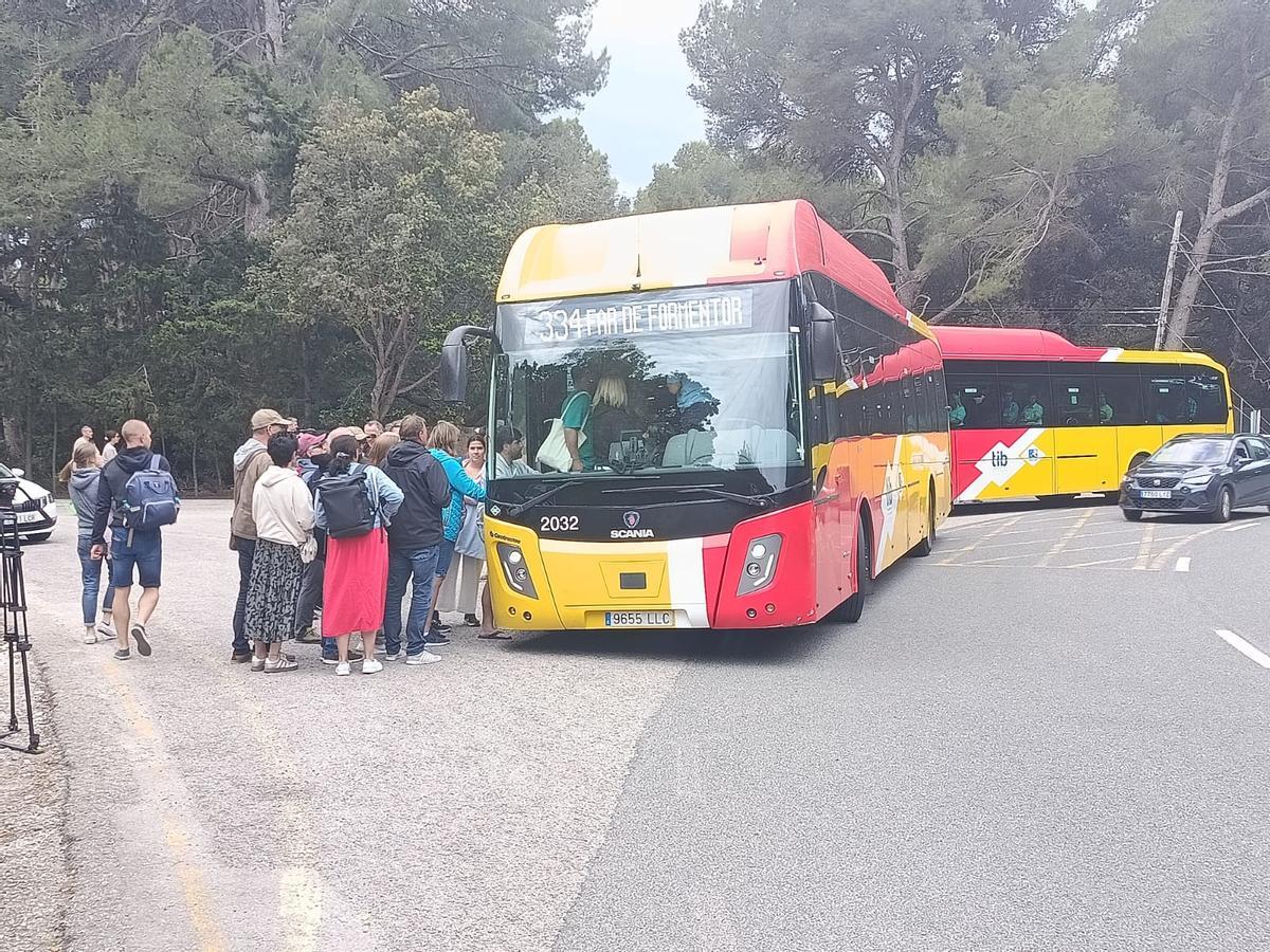 Las imágenes del primer día de restricciones en Formentor