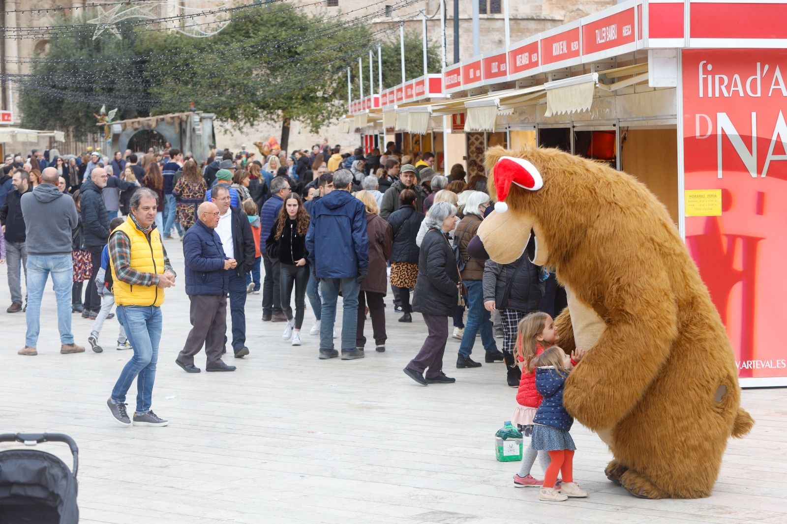 Ambiente navideño en València