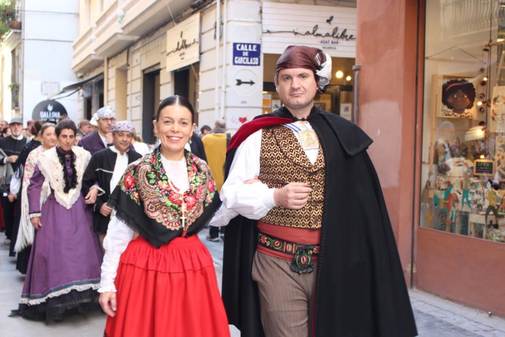 Fiesta fallera decimonónica para celebrar el aniversario del Patrimonio