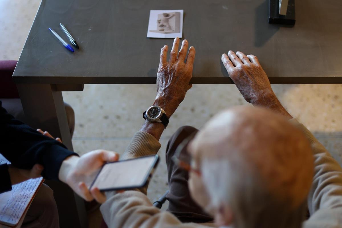 El escultor Adolf Aymat cumple 94 años El escultor Adolf Aymat cumple 94 años