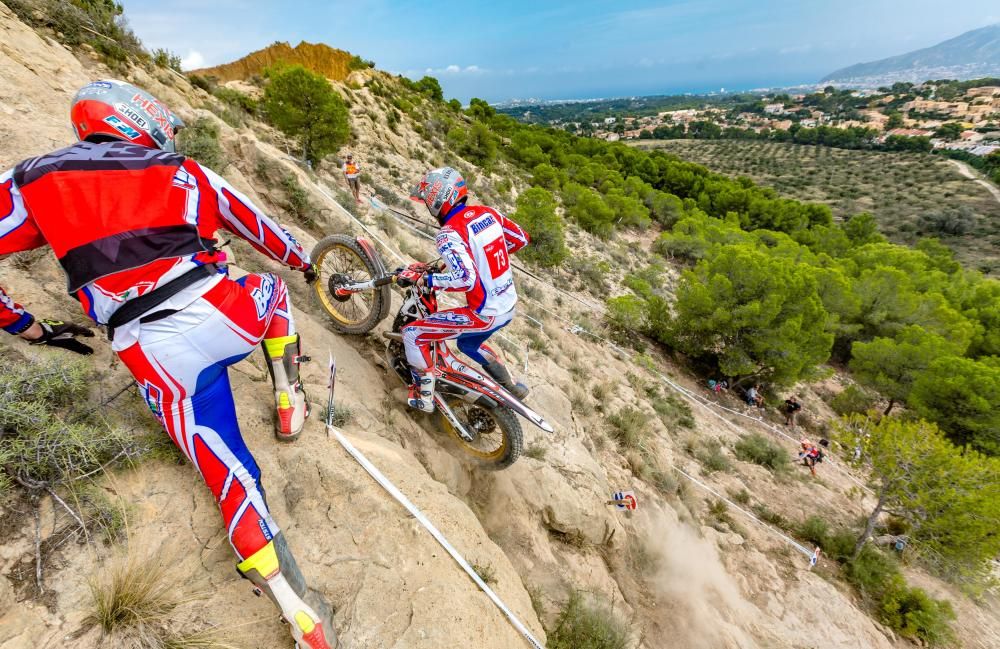 Bou se luce en el Mundial de Trial de La Nucía.