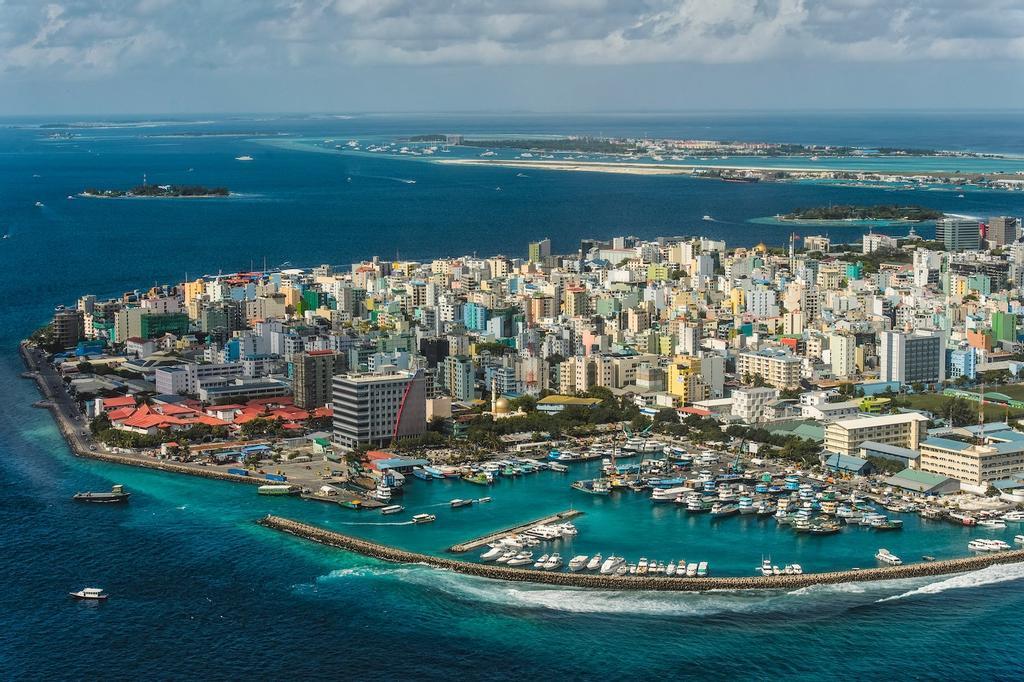Malé, capital de la República de Maldivas.
