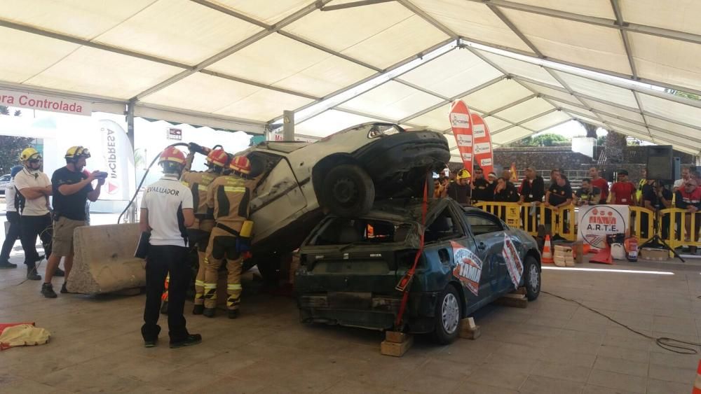 Teguise acoge un campeonato nacional de rescate en accidentes de tráfico