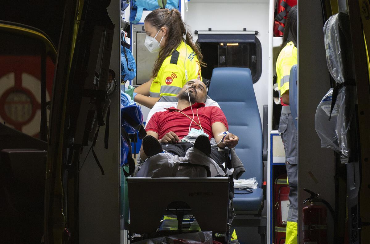 Rescate de 241 migrantes de tres pateras cerca de Lanzarote (20/08/2026)