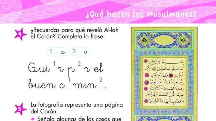 «Alá me habla»: así son los libros de Religión Islámica