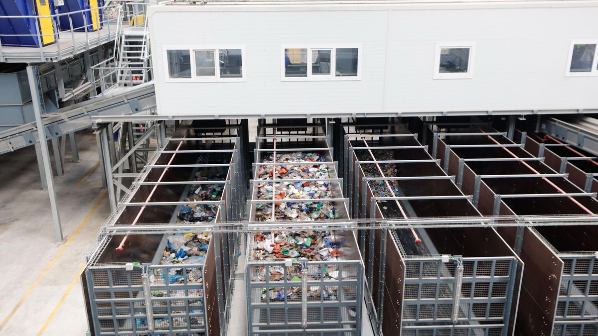 Imagen de la planta de reciclaje de Ca na Putxa.