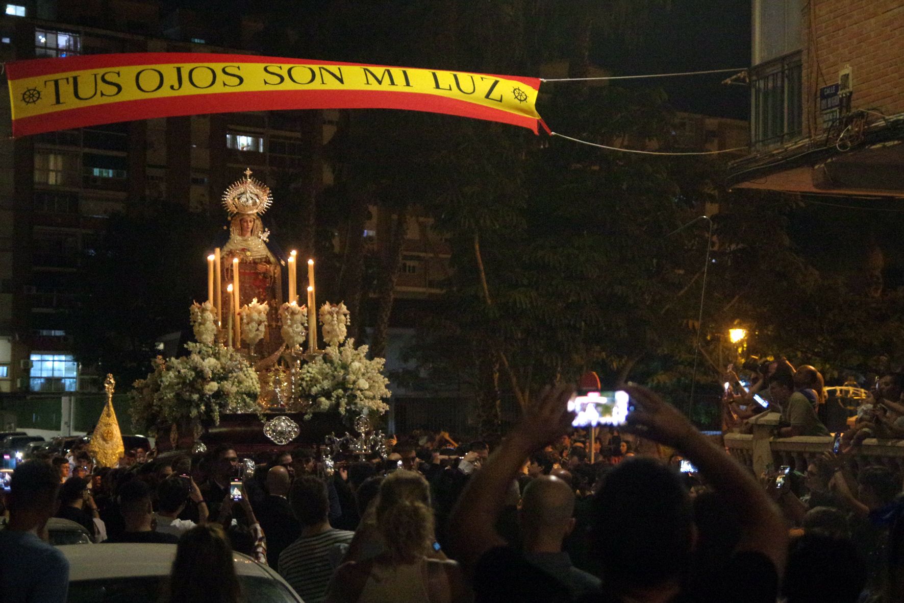 Procesión de alabanza de la Virgen del Mar por Nuevo San Andrés