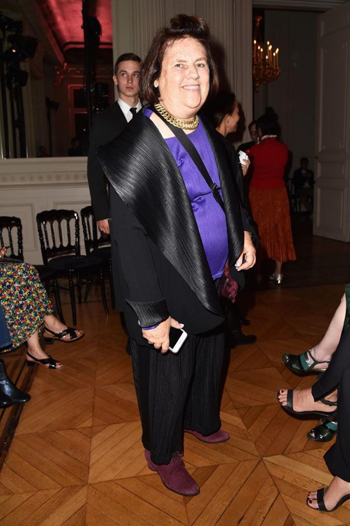 Front row Paris Fashion Week: Suzy Menkes