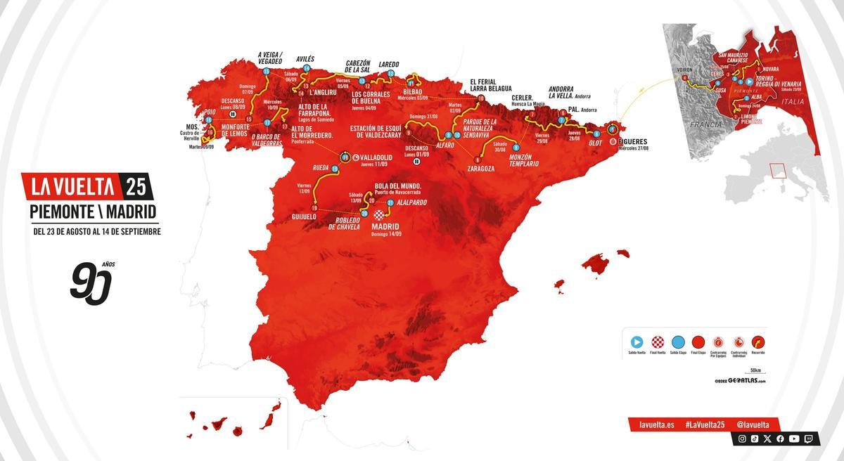 La Vuelta 2025, presentada