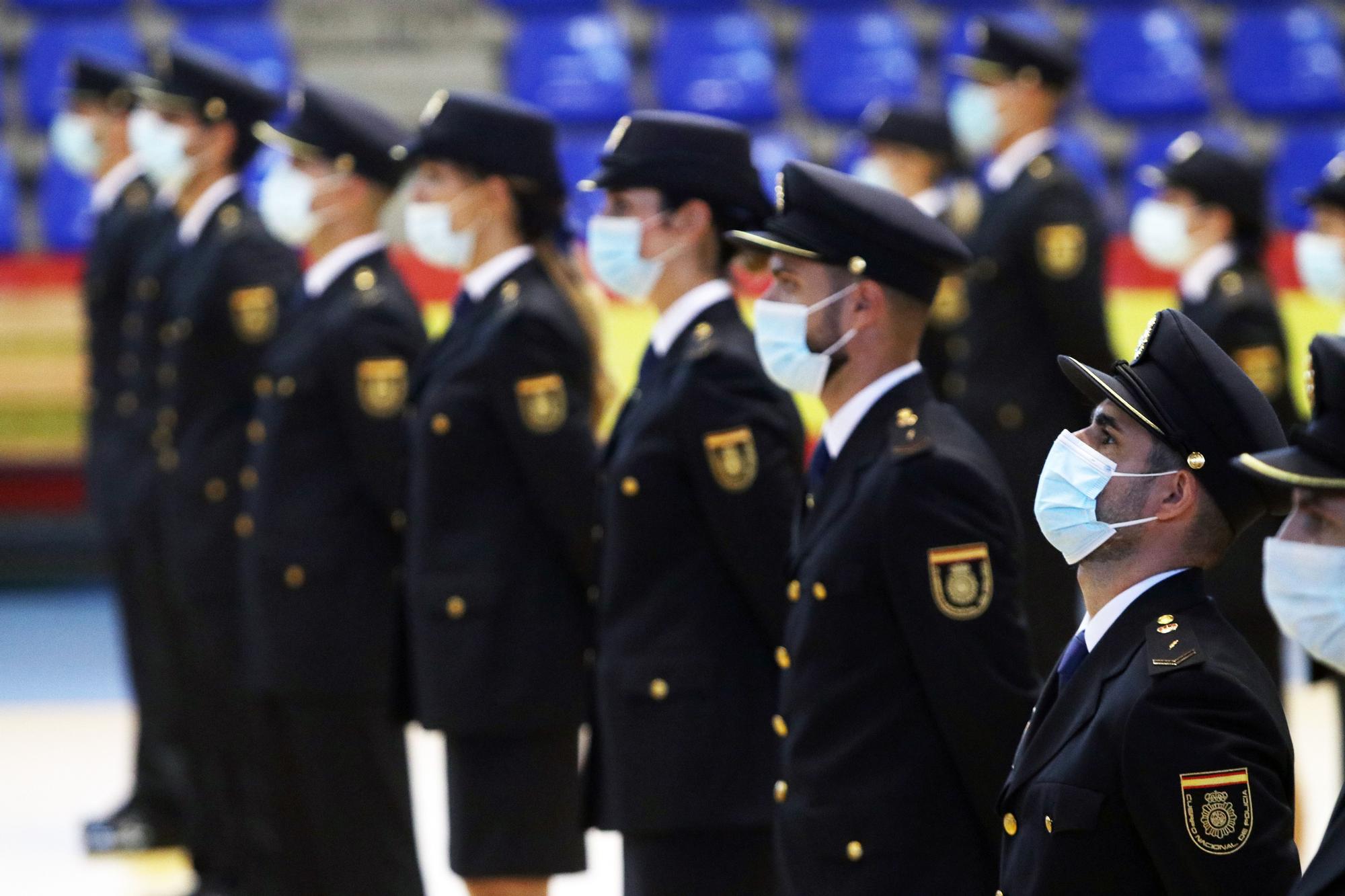 Presentación de 205 nuevos agentes de la Policía Nacional en Málaga