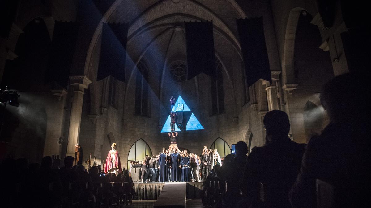 L&#039;espectacle del Misteri de la Llum durant l&#039;edició del 2020