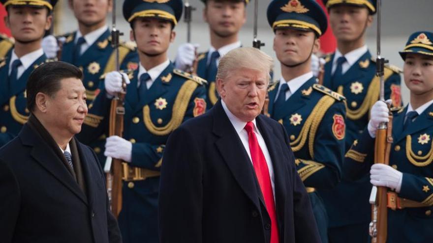 Xi Jinping y Trump, en un encuentro bilateral.