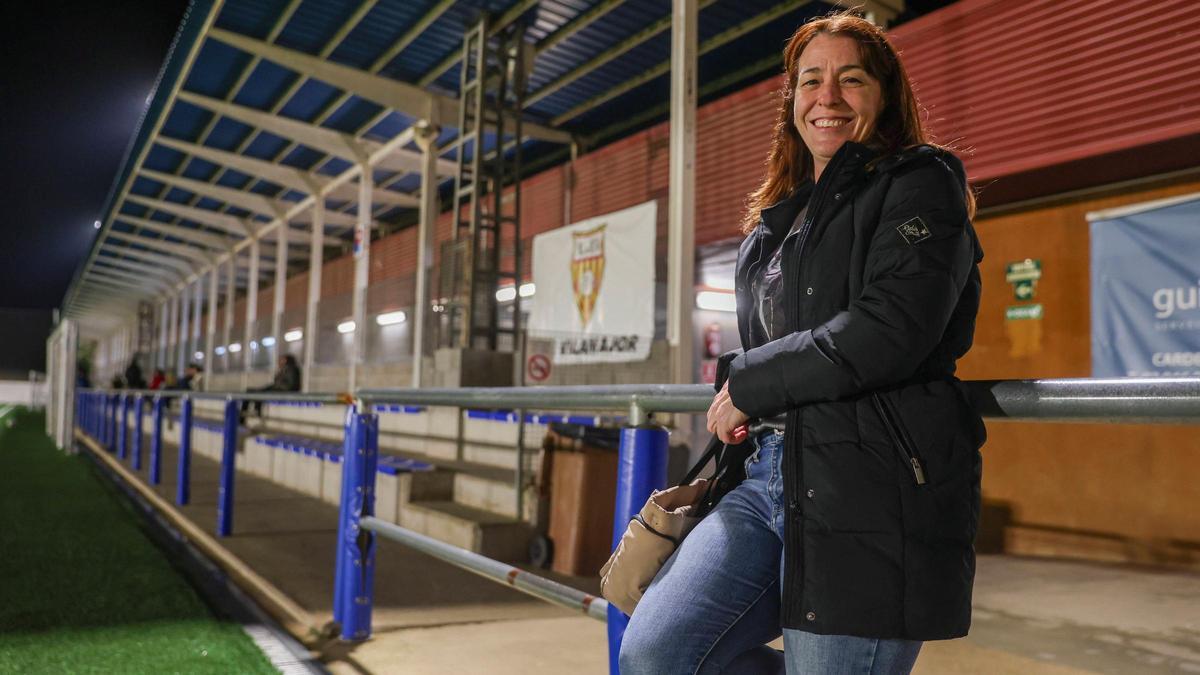 Anna Torras, madre de Marc Casadó, en Sant Antoni de Vilamajor