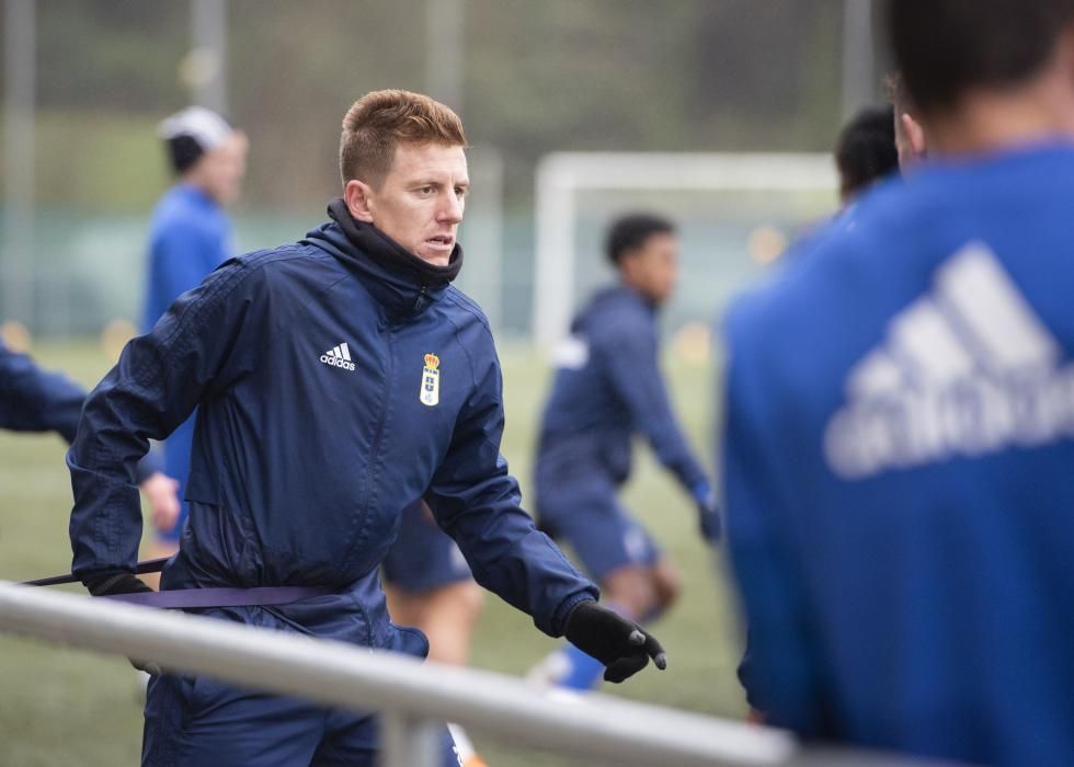 Entrenamiento del Real Oviedo en Tensi