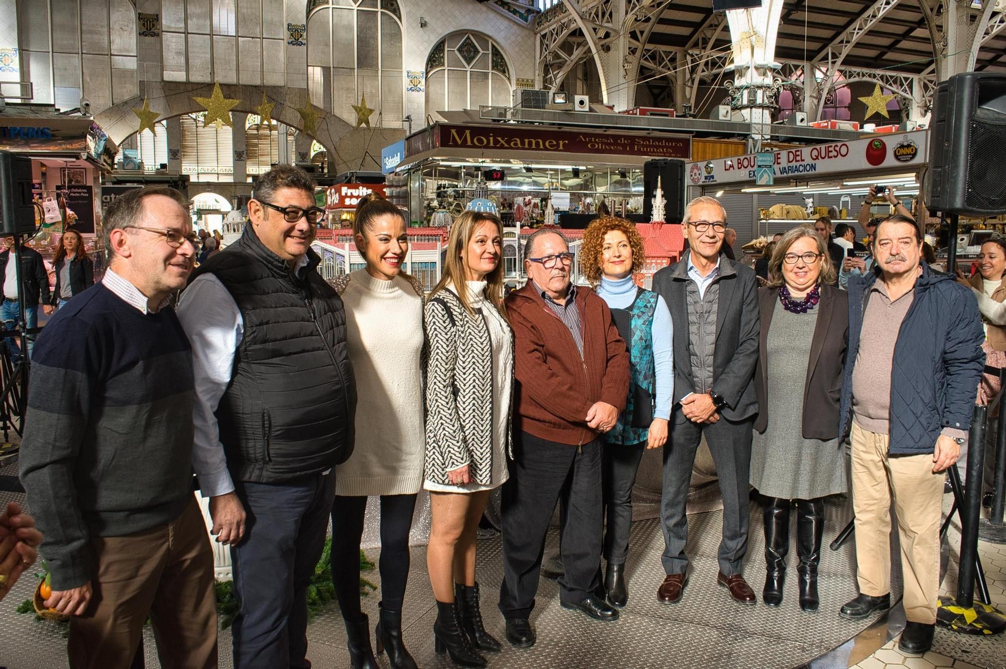 Así es el belén del Mercado Central de València, de la falla Monteolivete