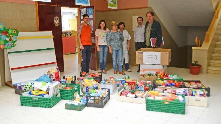 La entrega de la comida. // Gonzalo Núñez