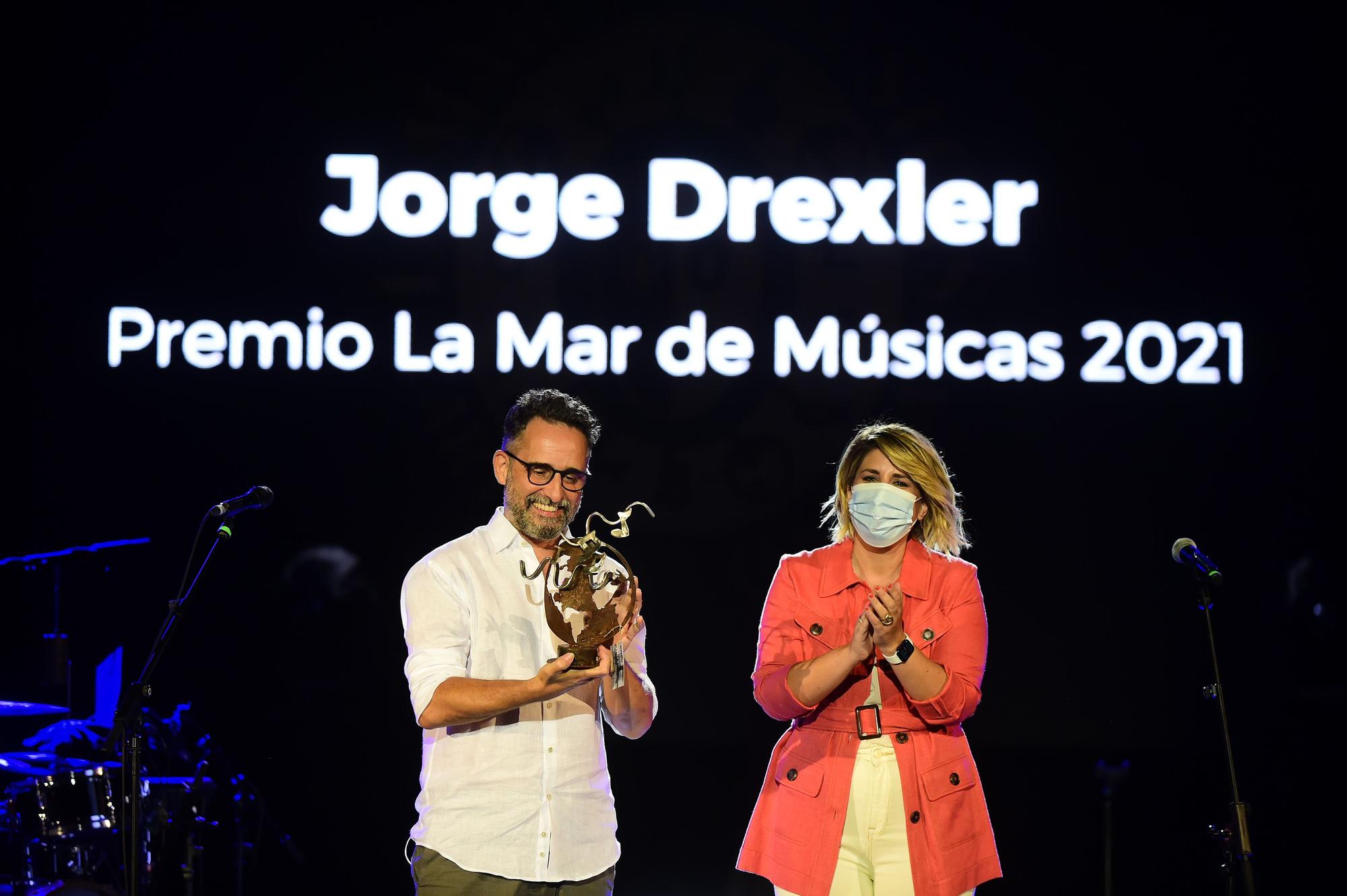 Jorge Drexler recibe el premio de La Mar de Músicas