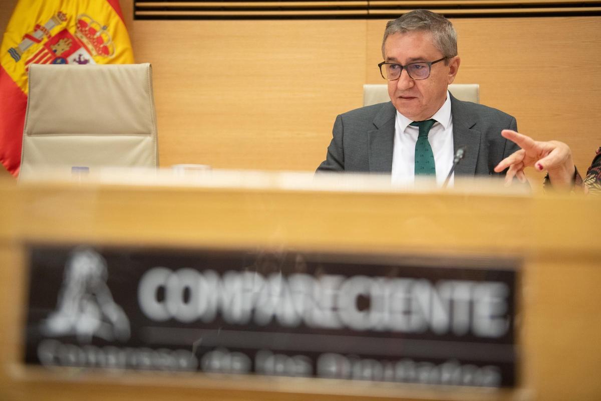 Rovira, en su reciente comparecencia en el Congreso en la comisión de la dana