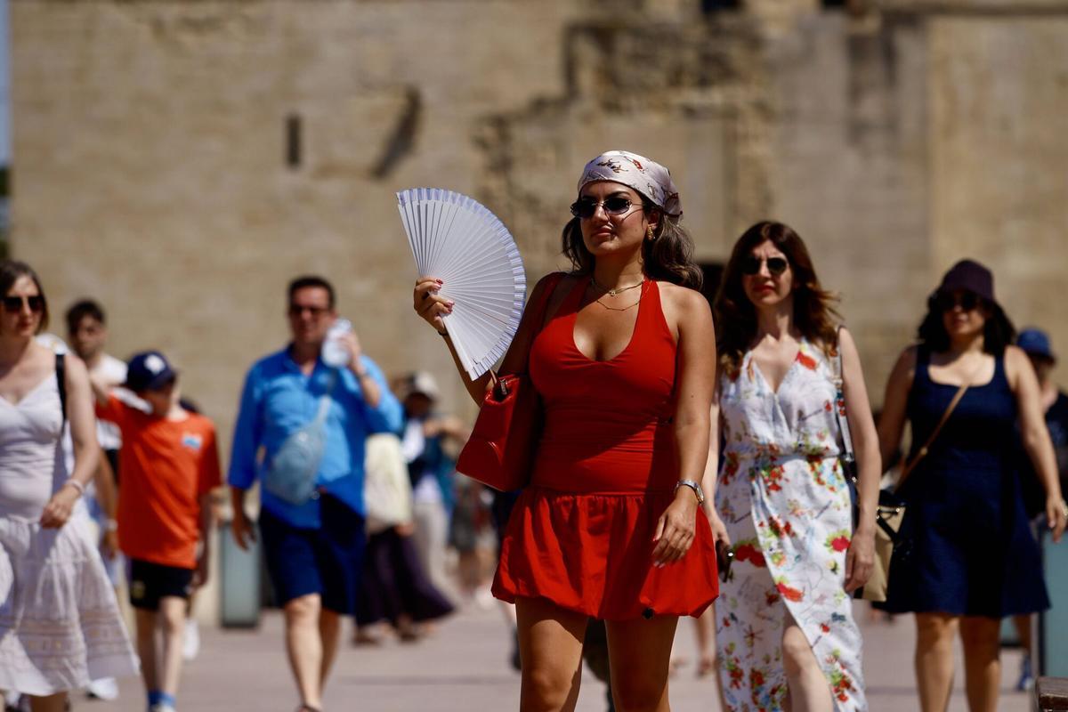 Córdoba. Calor, turismo, Judería, Mezquita, Puente Romano, Altas temperaturas