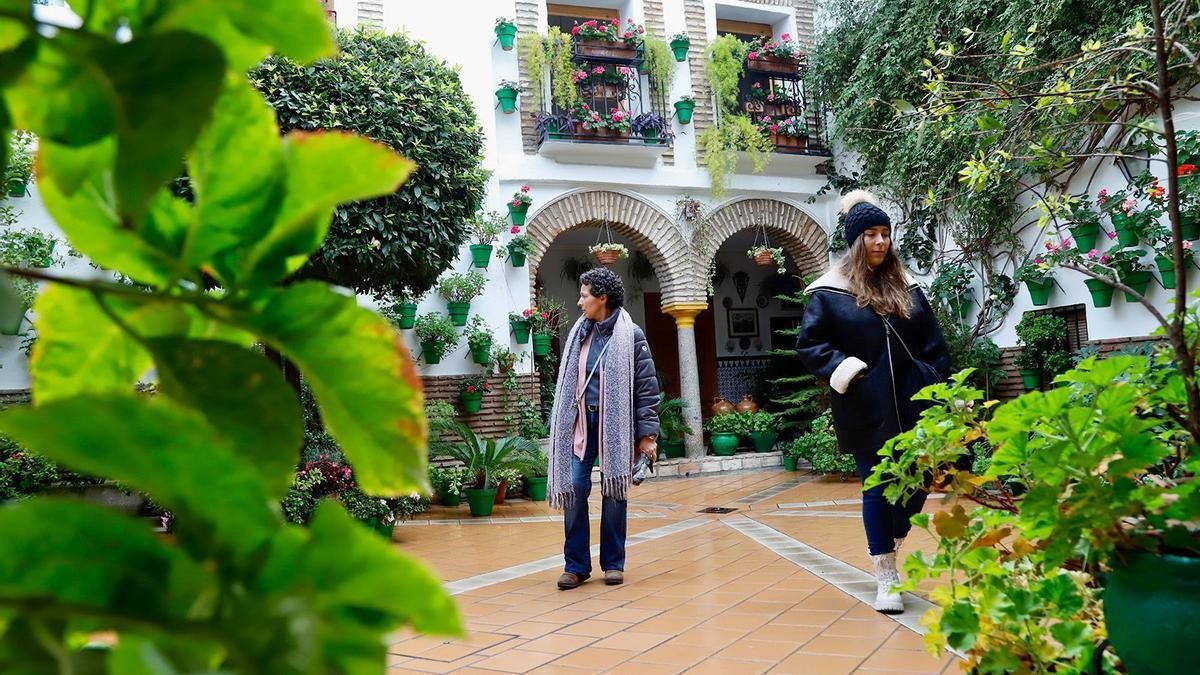 Patio de Córdoba durante su apertura en Navidad