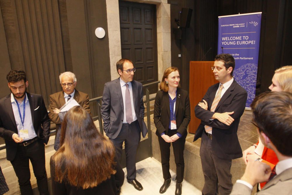 Inauguració del Parlament Europeu dels Joves