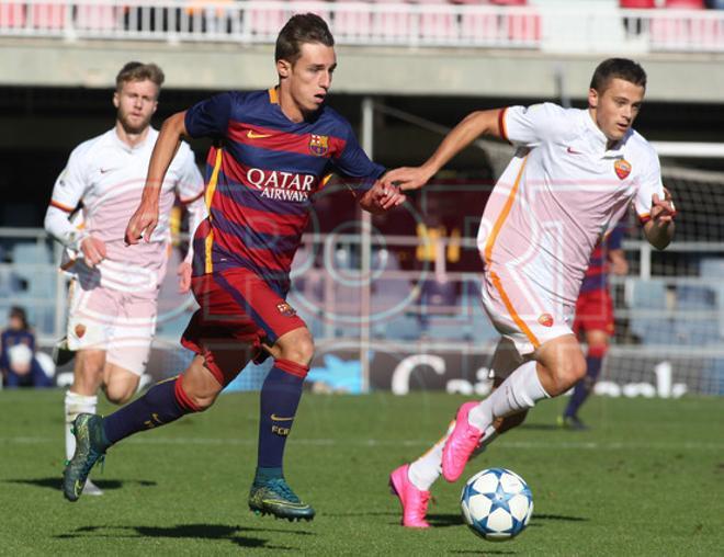 Youth League FC Barcelona Juvenil, 3 - AS Roma, 3