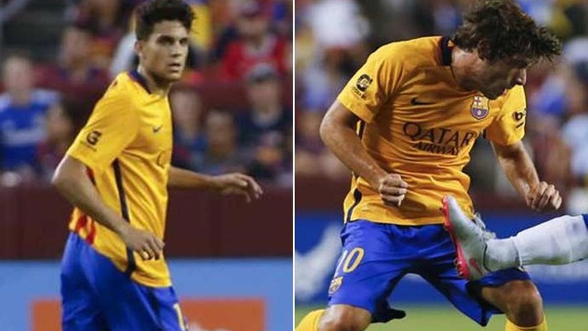 Bartra y Sergi Roberto actuaron de '2' ante la Fiorentina