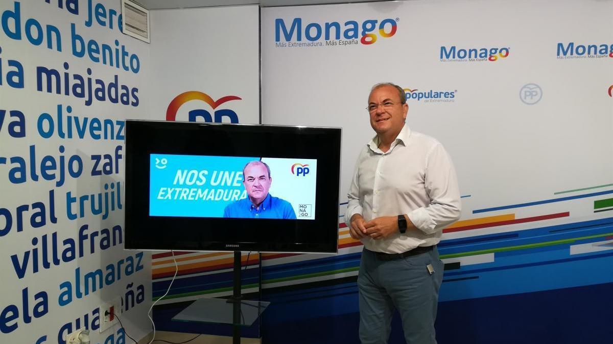 Monago busca &quot;sumar voluntades para cambiar Extremadura&quot;