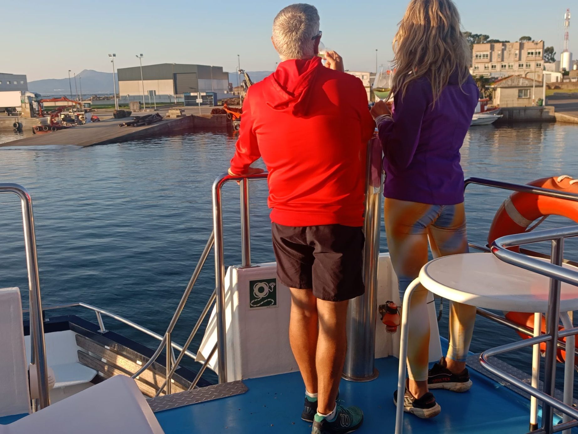 La ruta de «Viños singulares polo mar» a bordo del catamarán «Gran Cormorán Jet», esta tarde-noche.