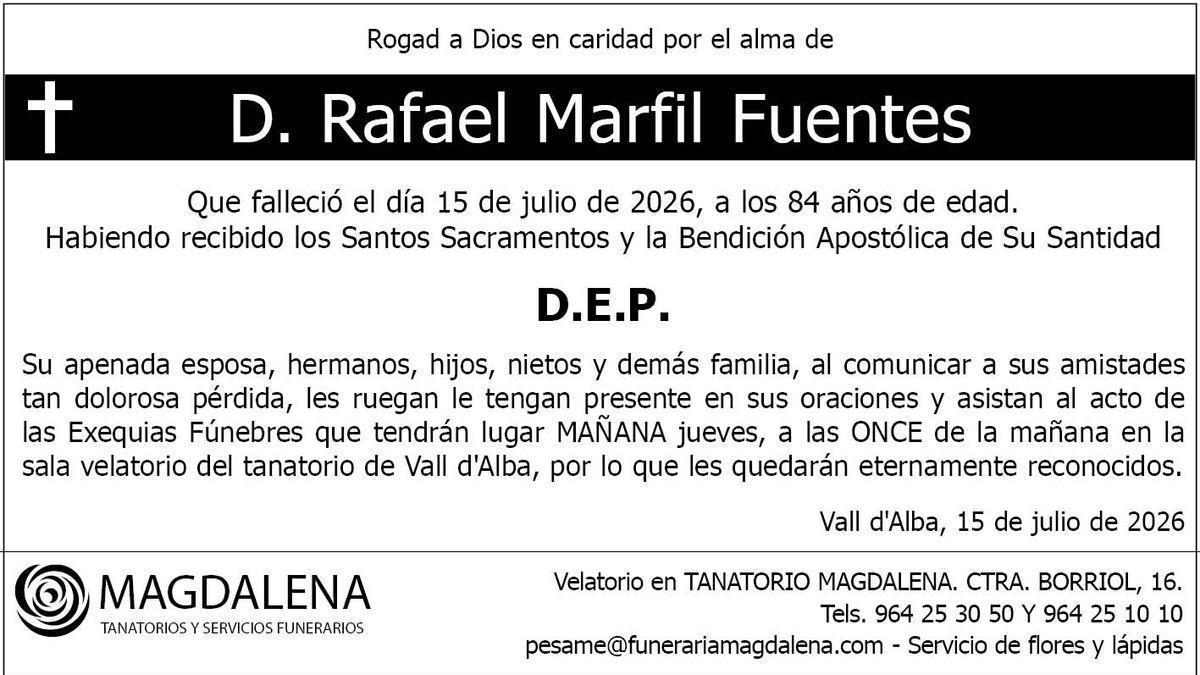D. Rafael Marfil Fuentes