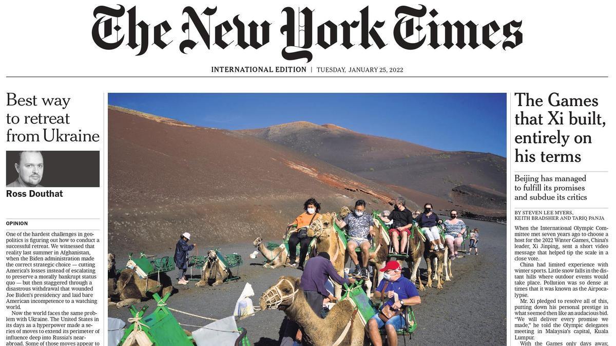 El NYTimes resalta el turismo canario durante la pandemia