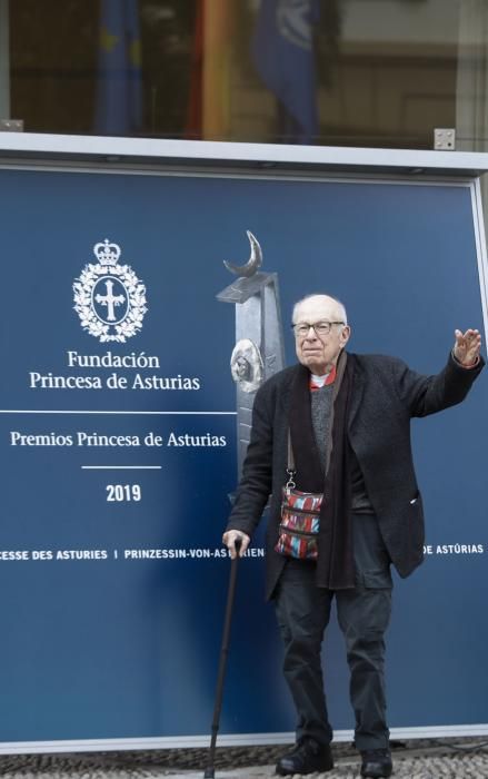 Llegada de Peter Brook, premio "Princesa" de las Artes