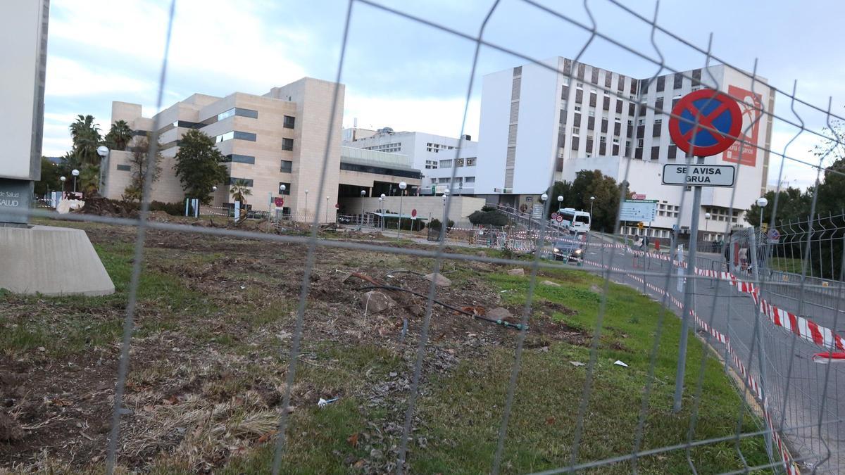 Estado de las obras, poco antes de quedar paralizadas en verano de 2020.