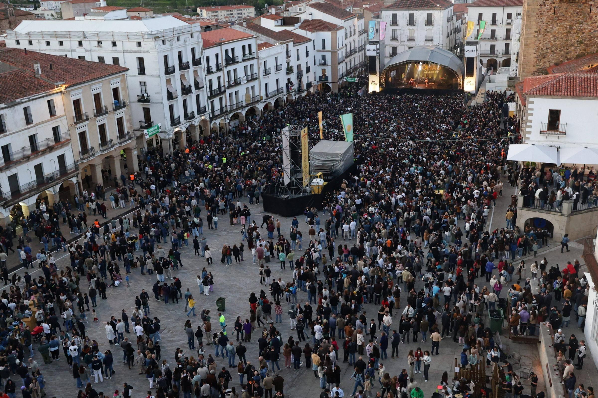 Las imágenes del sábado de Womad en Cáceres