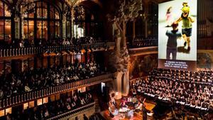 Aspecto del Palau de la Música en el estreno europeo de ’Considering Matthew Shepard’.