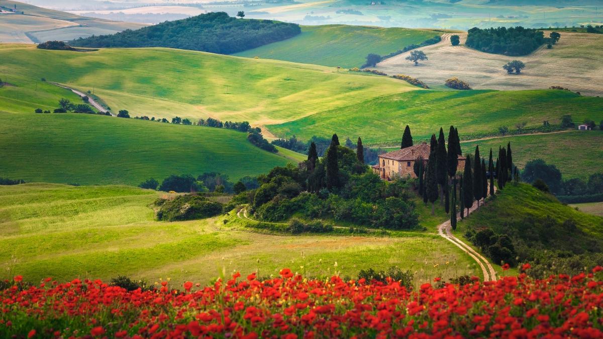 La Toscana es una región perfecta para visitar en primavera.