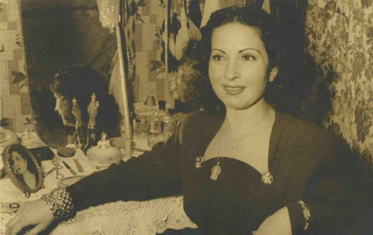 Una imagen de La Bella Dorita, la reina del Paral·lel en los años 40 y 50.