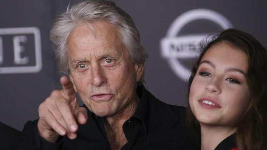 Michael Douglas y Carys Zeta-Douglas