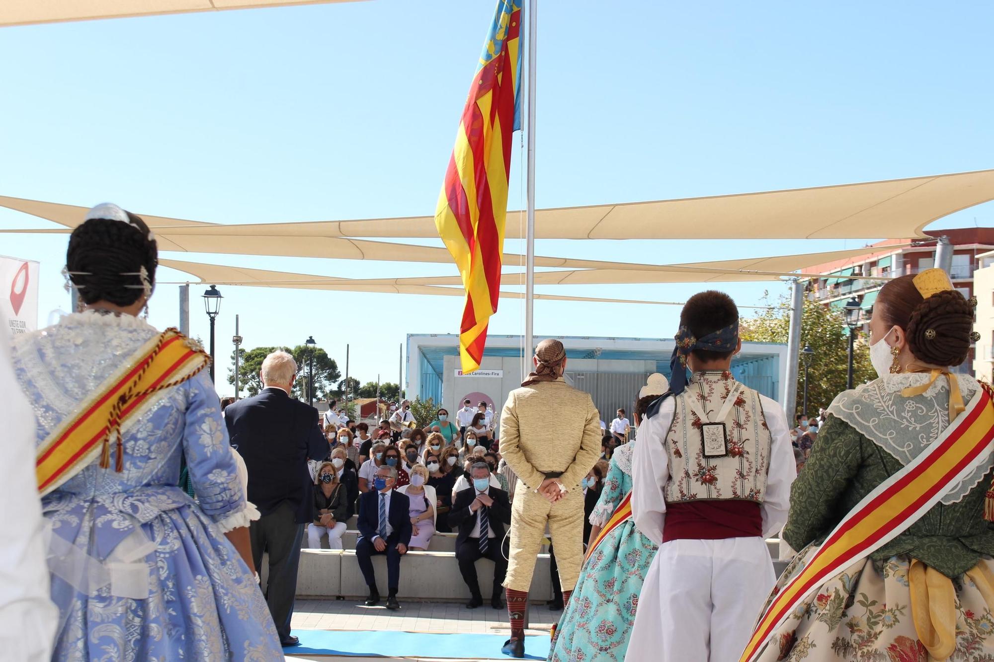 Homenaje a la Senyera en Benimàmet