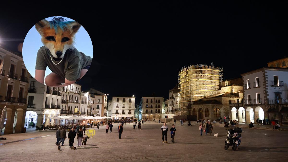 Plaza Mayor de Cáceres.