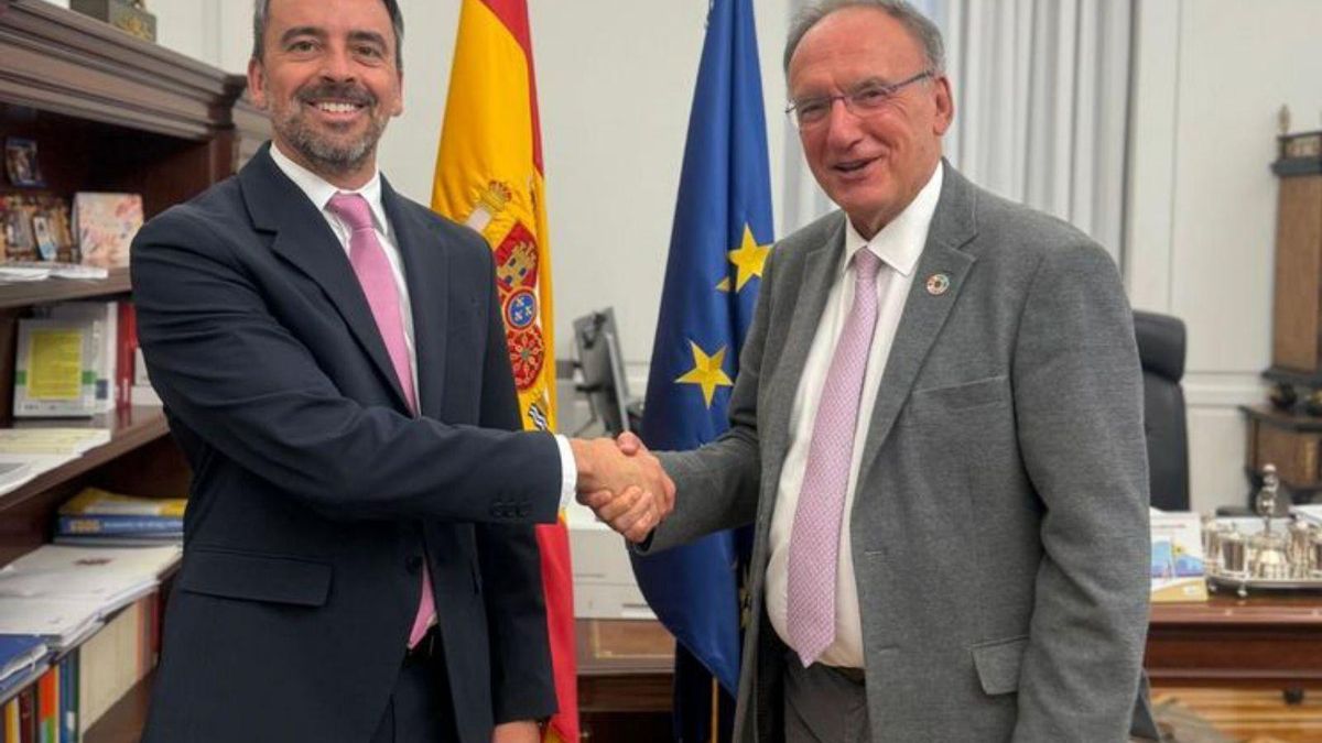 Manuel Olmedo (i) y Manuel Fajardo Palarea.