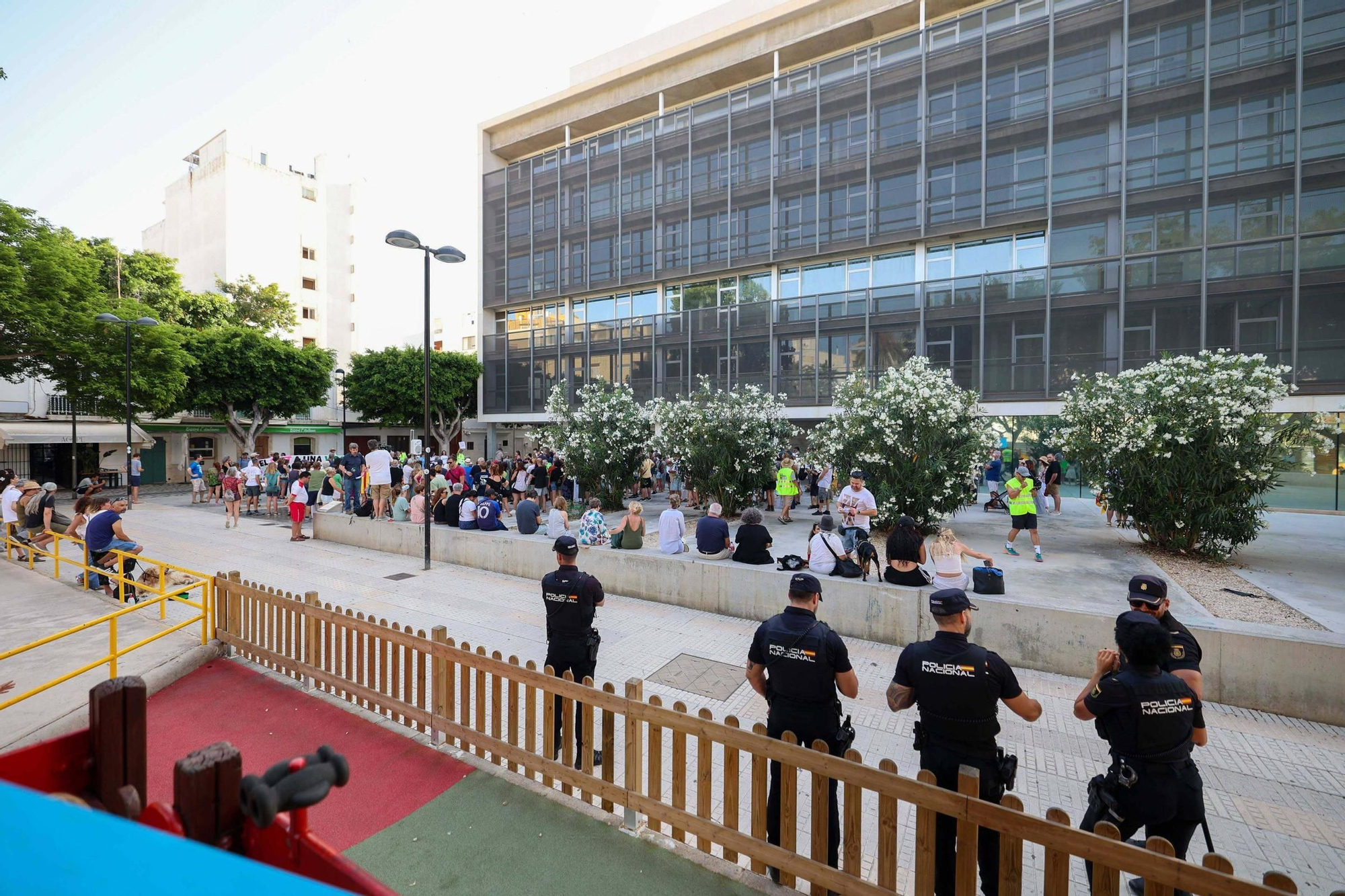 Manifestación contra la masificación turística en Ibiza