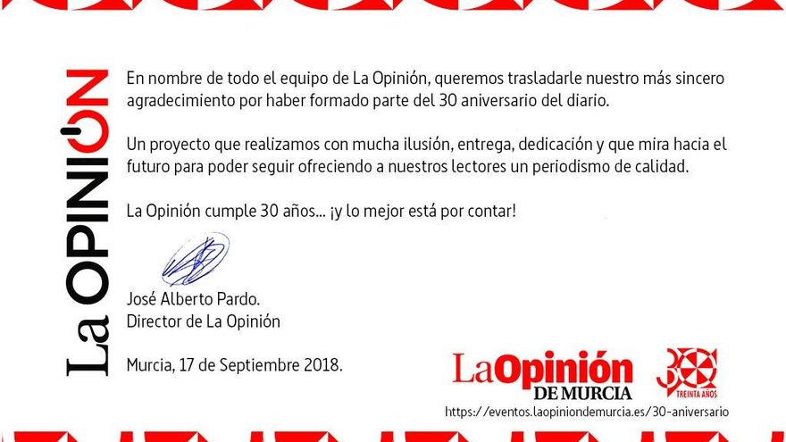 Gala 30 Aniversario LA OPINIÓN